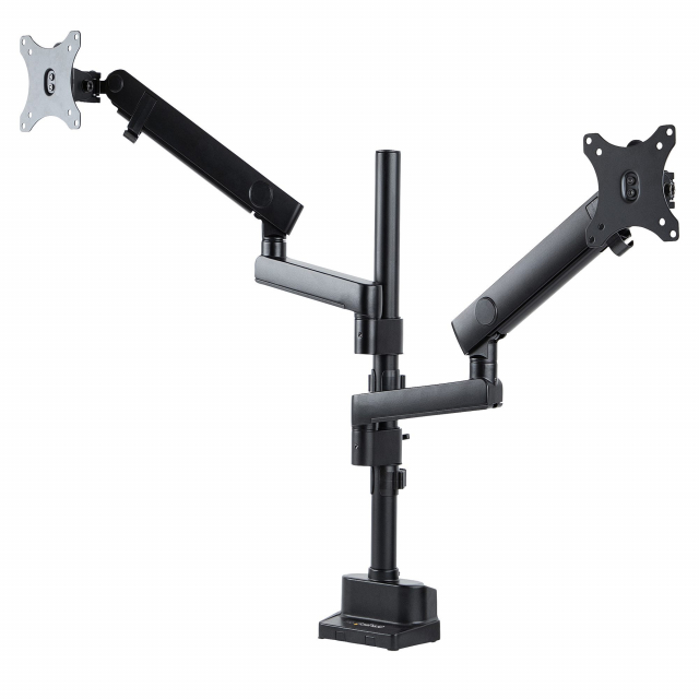 StarTech ARMDUALPIVOT Desk Mount Dual Monitor Arm for 2x VESA 32"
