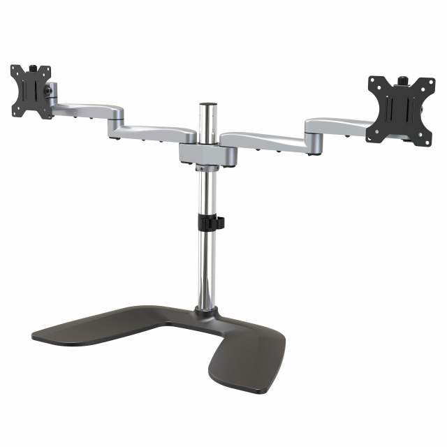 StarTech ARMDUALSS Dual Monitor Stand Ergonomic Desktop Stand for 32"