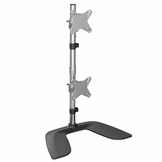 StarTech ARMDUOVS Vertical Dual Monitor Stand Ergonomic Desktop
