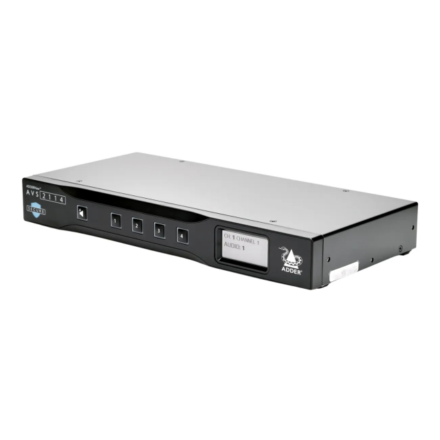 Adder AVS-2114 ADDERView Single Head Secure 4-Port Switch 1920x1200
