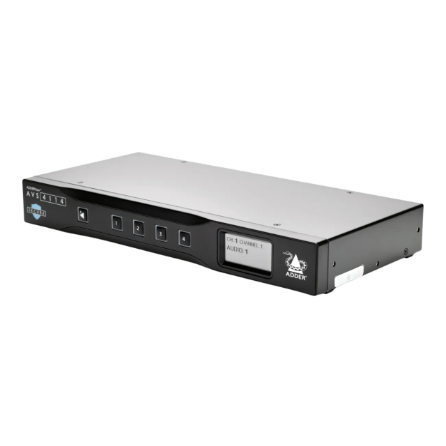 Adder AVS-4114 ADDERView Single Head Secure 4-Port Switch 3840x2160