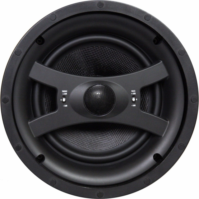 Earthquake Sound ECS8.0 8" Ceiling Speaker, 12 Db Xover, Switches