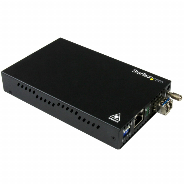 StarTech ET91000SM10 10 Gigabit 10 km Copper-to-Fiber Media Converter