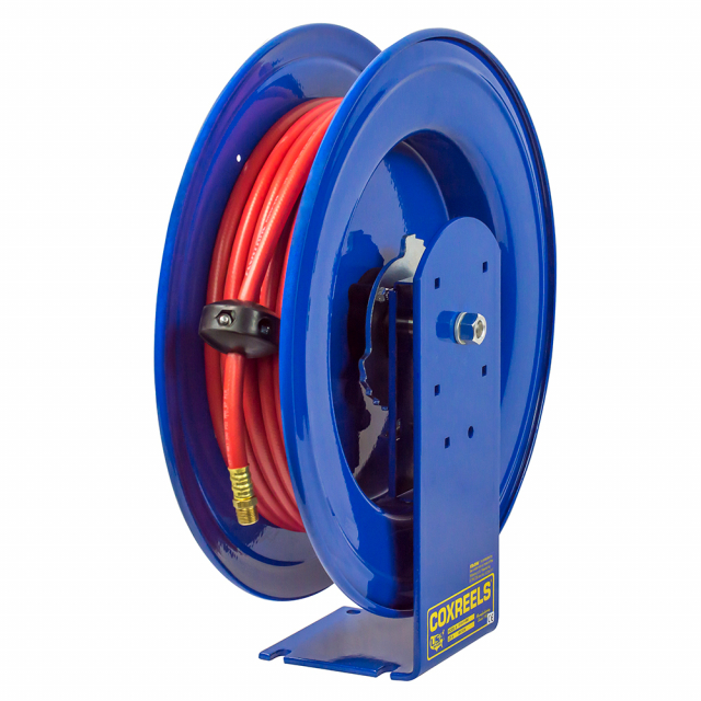 CoxReels EZ-E-HP-150 Spring Rewind Hose Reel, 1/4" I.D., 50'
