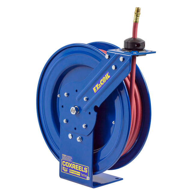 CoxReels EZ-P-HP-325 Spring Rewind Hose Reel, 3/8", 25' 4000 PSI