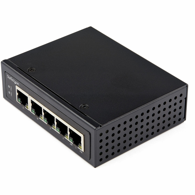 StarTech IESC1G50UP Industrial 30W 5 Port Gigabit PoE Switch
