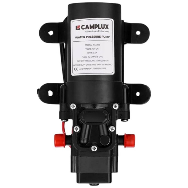 Camplux JK-2202 1.2 GPM Pressure Diaphragm Water Pump