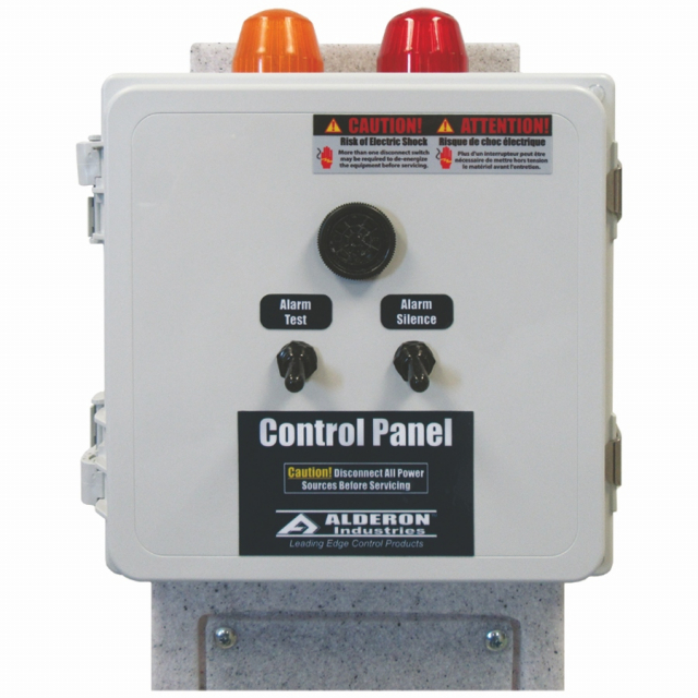 Alderon PED2Z1025BXX Power Post 2-Zone Pedestal 20'Alarm Float