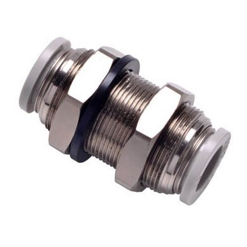 AirTAC PM10 Gray Bulkhead 10mm Port Size Union