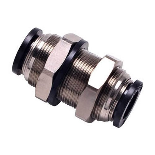 AirTAC PM4D Black Bulkhead 4mm Port Size Union