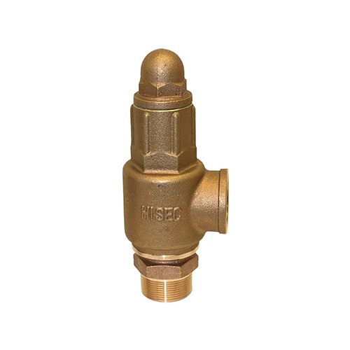 Merrill PRVHDNL150 1-1/2" No-Lead Heavy Duty Pressure Relief Valve
