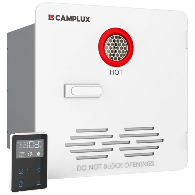 Camplux RE264 Elite 65,000 BTU RV Tankless Water Heater, White