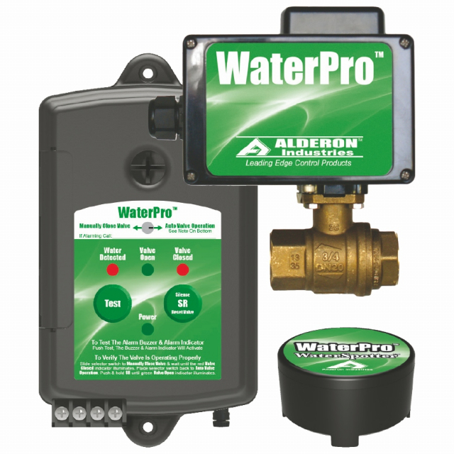 Alderon WATERPRO1 WaterPro V-SeriesAlarm Motorized Ball Valve 1"