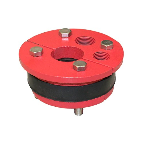 Merrill WS40010075 4" x 1" Cast Iron Well Seal 3/4" Cable Tapping