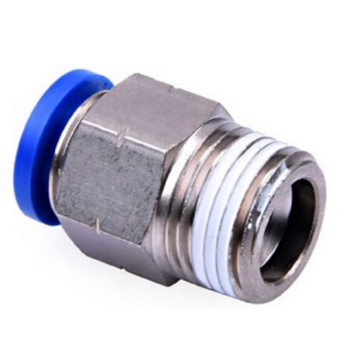 AirTAC X-S6-NPC1/2-1/2 NPT 316 Stainless 1/2" x 1/2" Male Connector