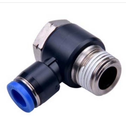 AirTAC X-S6-NPH1/4-1/4 NPT 316 Stainless 1/4" x 1/4" Universal Elbow