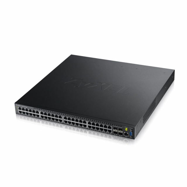 Zyxel XGS3700-48 GbE L3 Access Switch, 48-Port, 10GbE Uplink