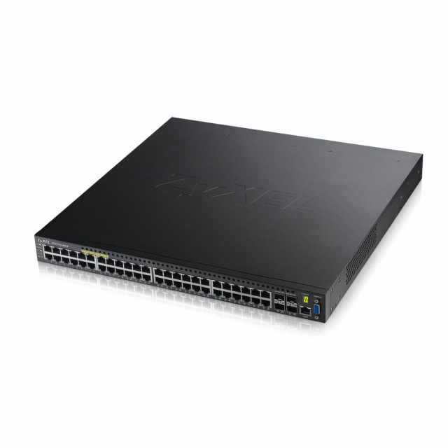 Zyxel XGS3700-48HP GbE L3 Access Switch, 48-Port, PoE, 10GbE Uplink