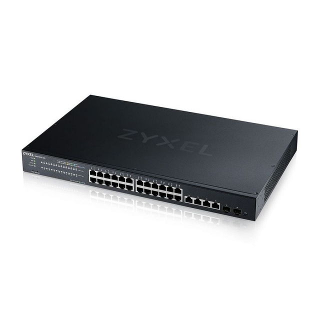 Zyxel XMG1930-30 GbE L3 Access Switch with 6 10G Uplink, 30 Port