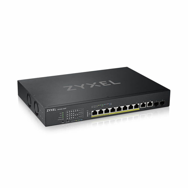 Zyxel XS1930-12HP 10G Multi-Gigabit Lite-L3 Switch, 12-Port, PoE
