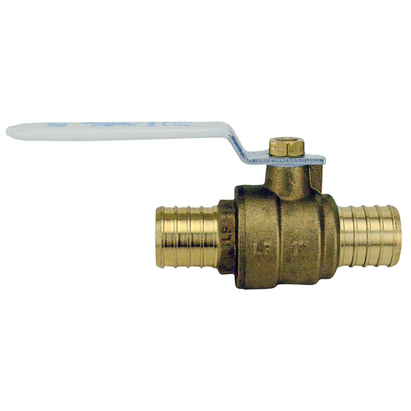 Apollo 1 in. Brass Crimp Ball Valve Standard Port (Pack of 6)
